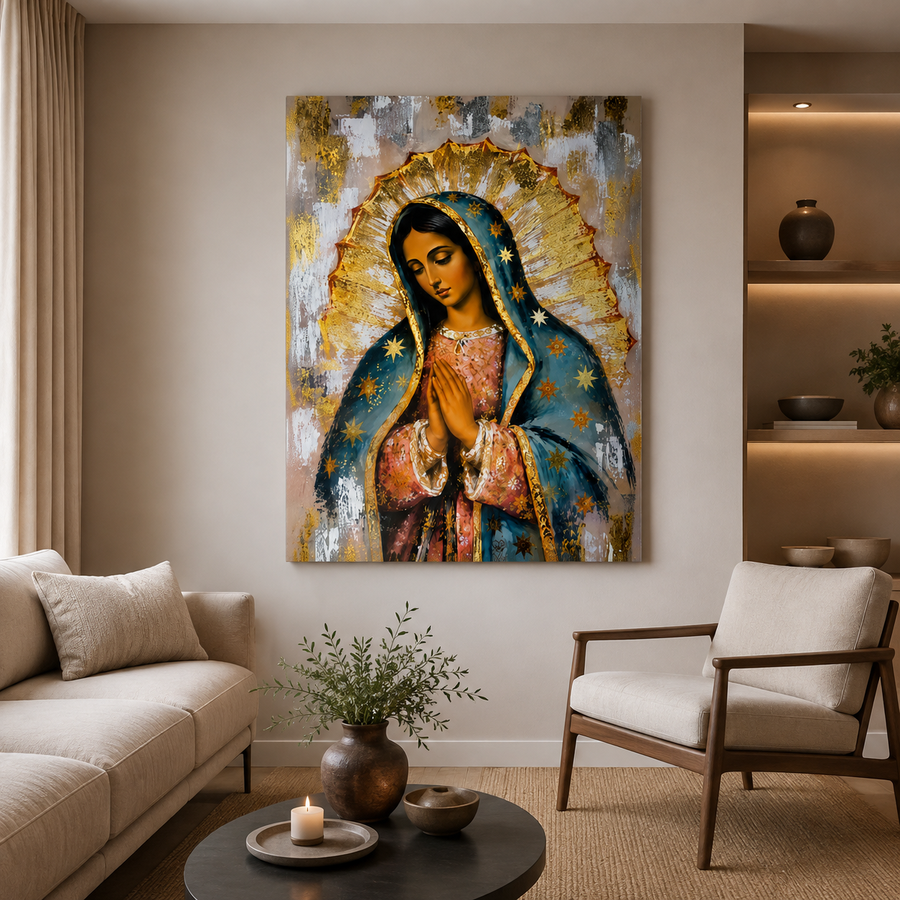 Cuadro Virgen de Guadalupe, Arte Sagrado y Elegancia para tu hogar