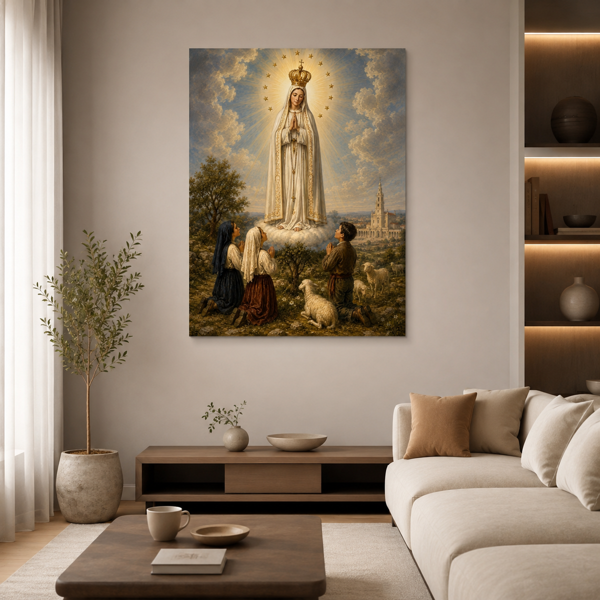 IMAGEN SAGRADA VIRGEN DE FATIMA