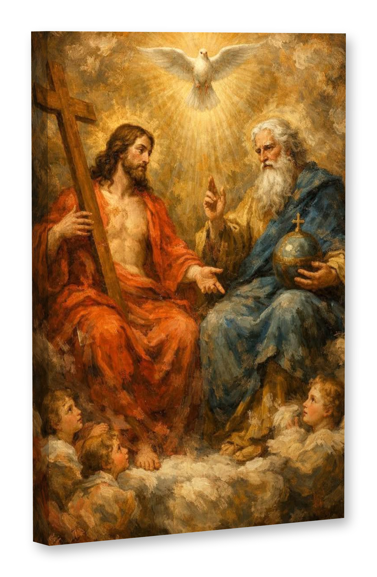 Cuadro Santísima Trinidad Gloria Celestial