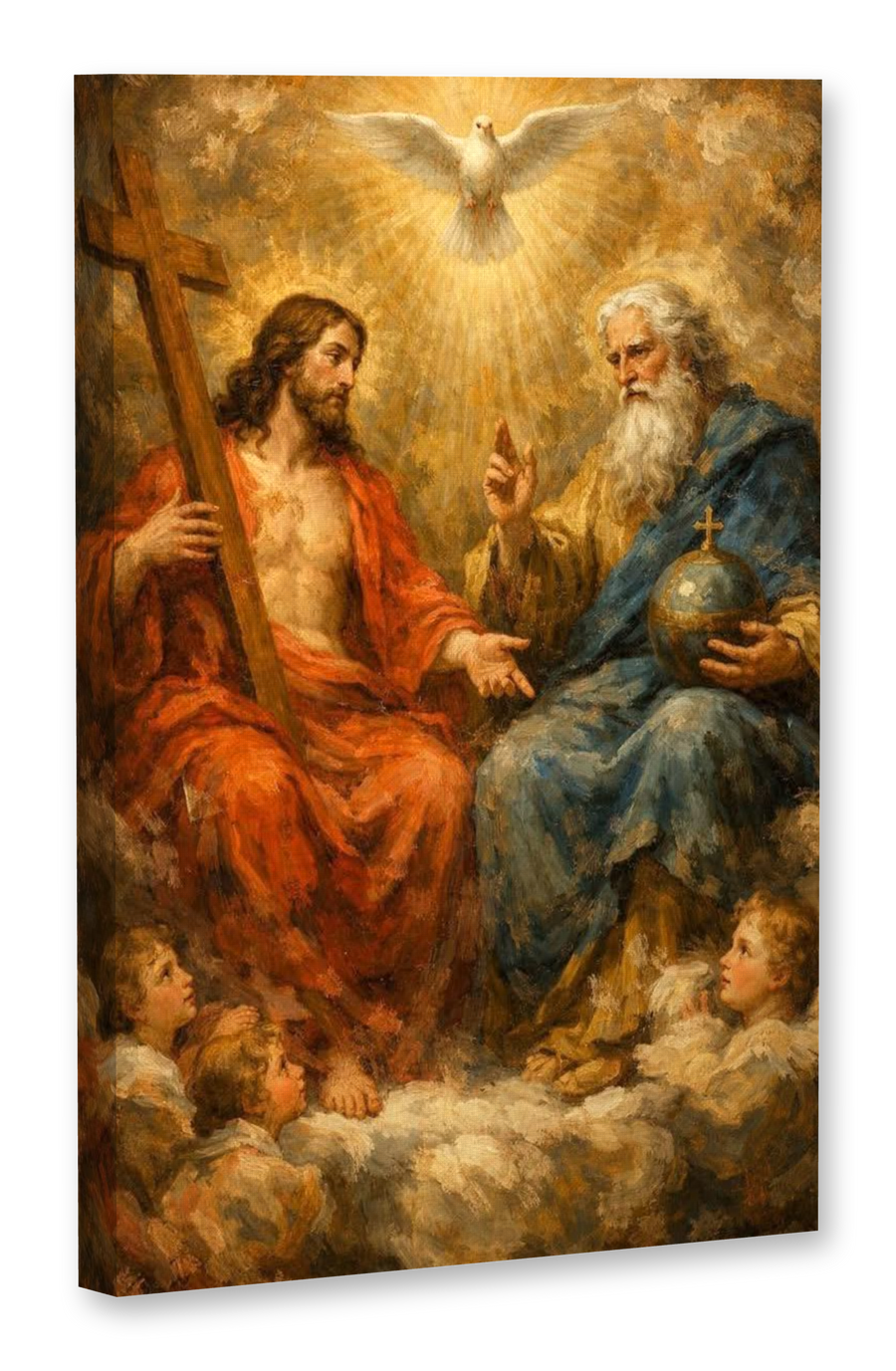 Cuadro Santísima Trinidad Gloria Celestial – Exclusivo