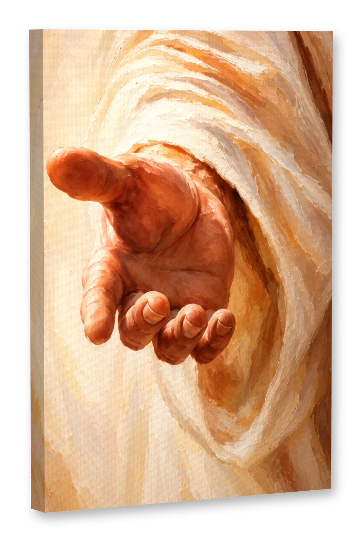 Cuadro La Mano de Jesús Nunca Estás Solo