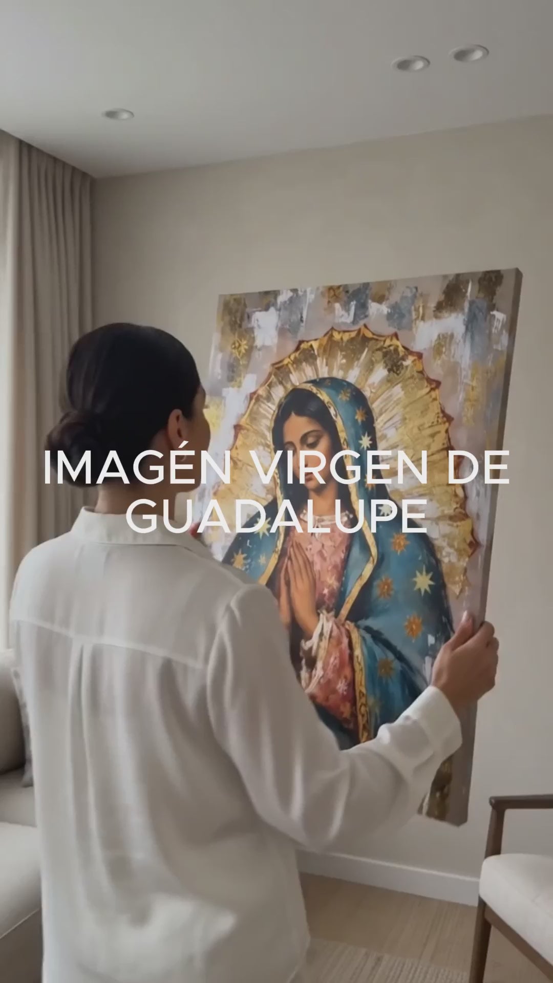 Cuadro Virgen de Guadalupe, Arte Sagrado y Elegancia para tu hogar