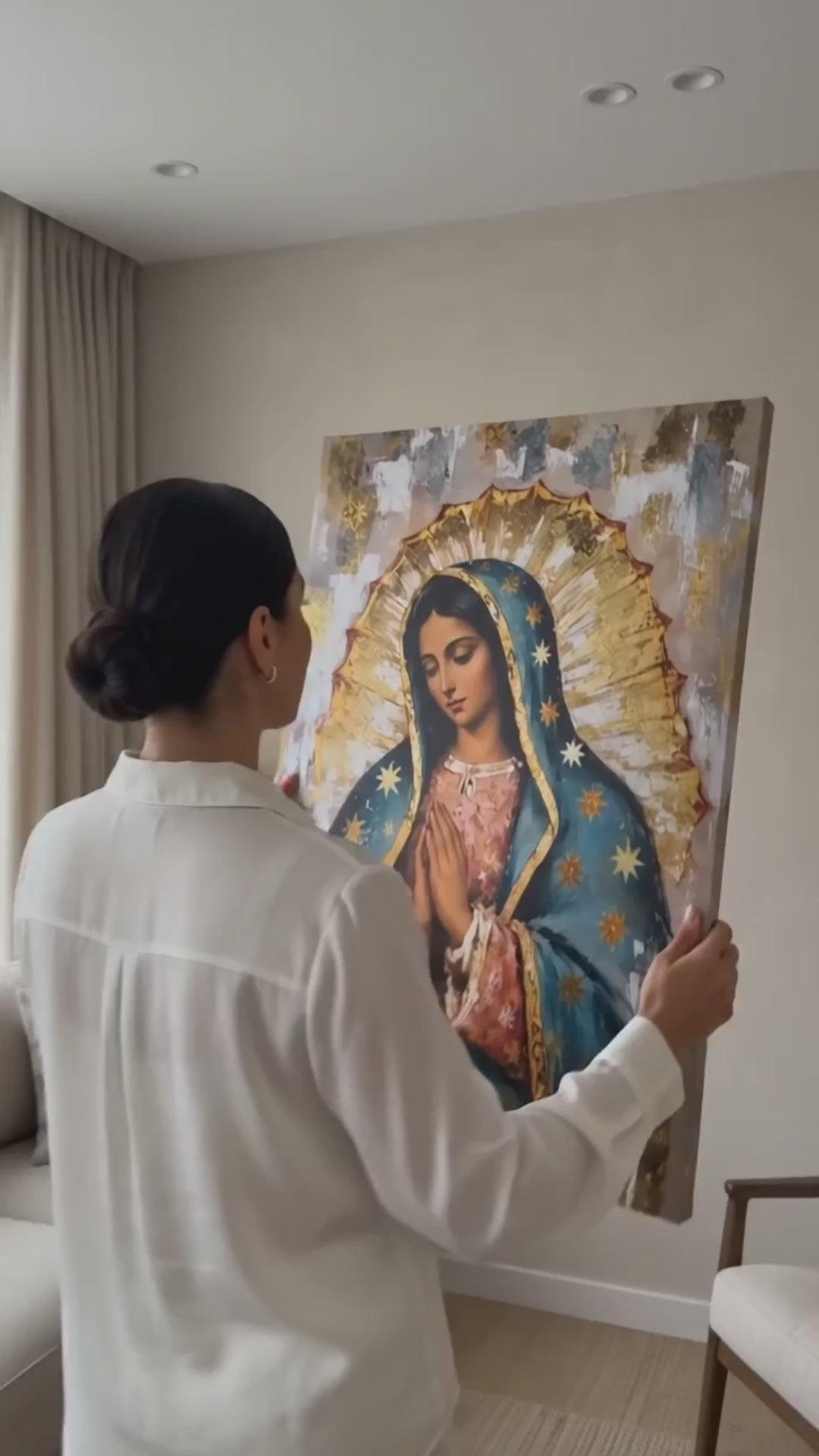 Cuadro Virgen de Guadalupe, Arte Sagrado y Elegancia para tu hogar